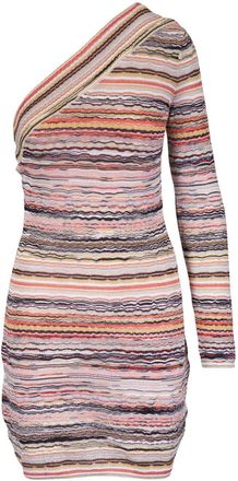 Missoni Abito corto a righe - Rosa