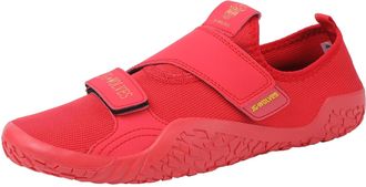 Generic Squat Footwear for Men Women Professional Powerlifting Deadlifting Training Shoes Non-Slip Flat Weightlifting Deadlift Athletic Trainers,Red,3.5 UK