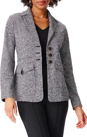 Nic+Zoe Editor Knit Blazer in Black Mix at Nordstrom, Size X-Small