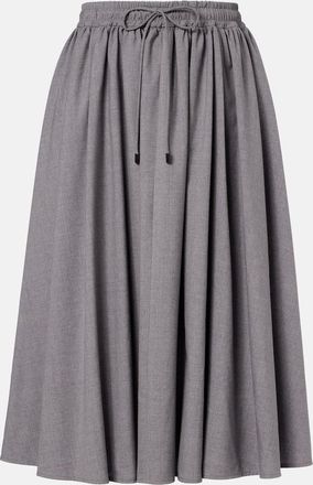 Max Mara Livrea virgin wool midi skirt