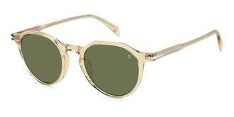 David Beckham DB 1217/S 40G/QT Mens Sunglasses Yellow Size 50