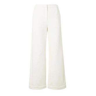 Max Mara Wide Trousers, female, White, Size: XS Wide Trousers