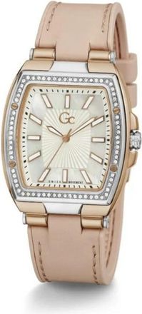 Guess Couture Tonneau - Dames - Horloges - Geel - ONE Size - Leer - Accessoires