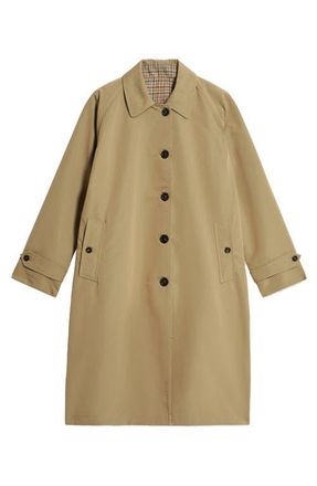 Fortela Stanford Reversible Wool Coat in Mix at Nordstrom, Size 40 Eu