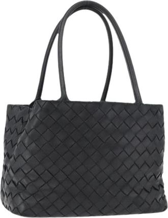 Bottega Veneta Pre-owned Tote Bag - Dames - Vintage Shopper - Zwart - ONE Size - Leer - Vintage