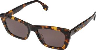 Fendi Sunglasses, unisex, Multicolor, Size: 53 MM Lettering Sunglasses