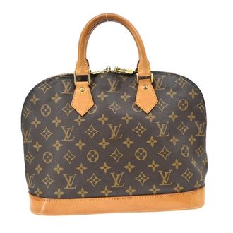 Louis Vuitton Alma Handbag Monogram Canvas Brown Canvas Handbag (Pre-Owned)