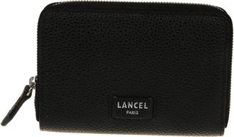 Lancel Ninon Small Zip Around Wallet - Dames - Portefeuilles - Zwart - ONE Size - Leer - Accessoires