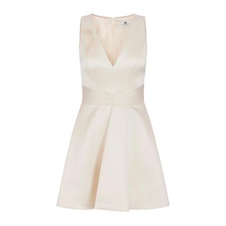 Elisabetta Franchi Mujer, Vestidos, Beige, Talla: S