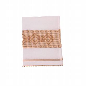 Casa Isota Italian Hand Towel - Set Of 2 In Burnt Orange