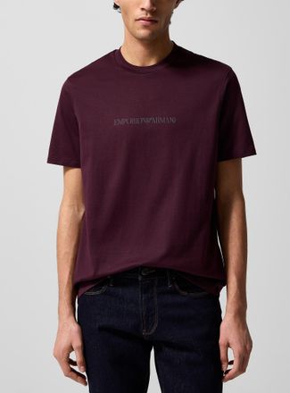 Emporio Armani Mens Embossed logoT-shirt
