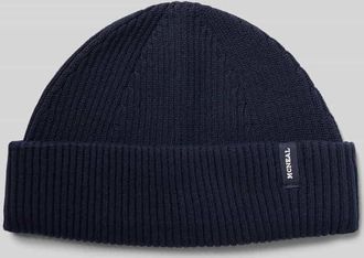 Mc Neal Beanie mit Label-Detail in Marine, Größe 1