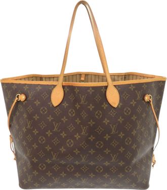 Louis Vuitton Brown Monogram Canvas Tote Bag (Pre-Owned)