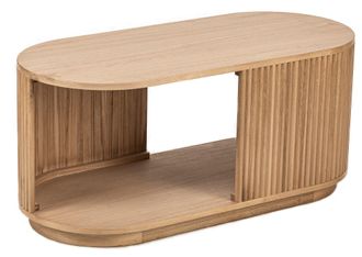 Nordlys Coffee table in Wood with Storage in Brown