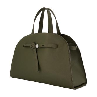 Tory Burch Romy Bauletto Top Handle Bag - Green