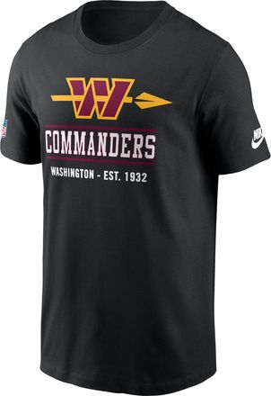 Nike Washington Commanders Essential Nike Mens Dri-FIT NFL Short-Sleeve T-Shirt in Black | 02ET00A9E-TC1