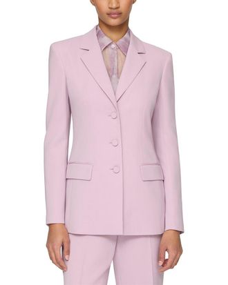 Lafayette 148 New York Single Breasted Three Button Jacket