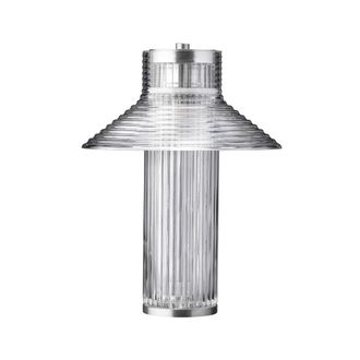 FDB M&oslash;bler Sletterhage Akku-Tischleuchte, Aluminium silber