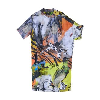Vivienne Westwood Drunken T-shirt Dress - female - Vivienne Westwood - Midi Dresses - Multicolor - L - Dresses