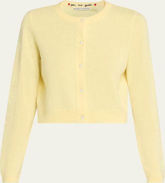 Alice & Olivia Dollie Cashmere Cardigan