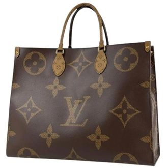 Louis Vuitton Pre-owned Monogram Reverse Tote Bag - - Pre-owned - Donna - Marrone - ONE SIZE