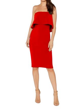 LIKELY Driggs Dress In Scarlett