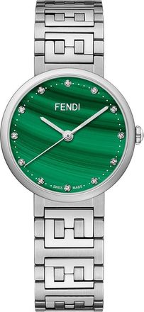 Fendi Forever Fendi Diamond Bracelet Watch, 29mm in Stainless Steel at Nordstrom Rack