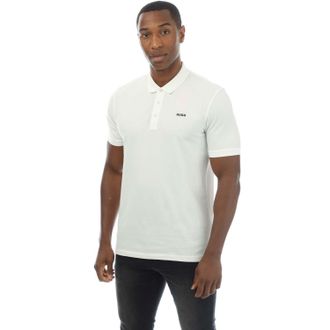 HUGO BOSS Hugo Mens Donos222 Polo Shirt in Natural Cotton - Size X-Large
