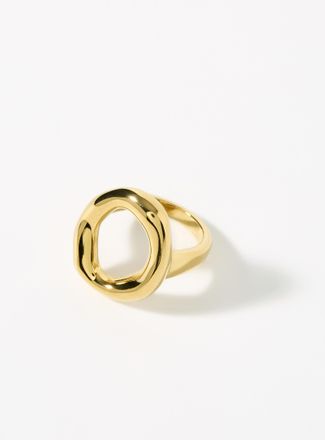 Simons Womens Openwork solid ring