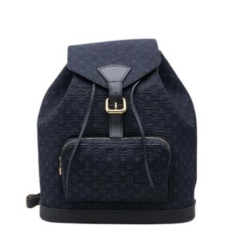 Louis Vuitton Pre-owned Monogram Mini Monceau Rugzak - Dames - Pre-owned - Blauw - Maat: ONE Size Leer