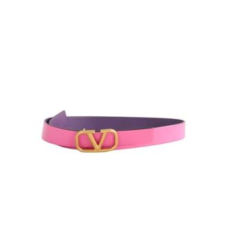 Valentino Pre-owned Vintage Leather Belt - female - Valentino Vintage - Vintage Belts - Pink - ONE SIZE - Pre-owned