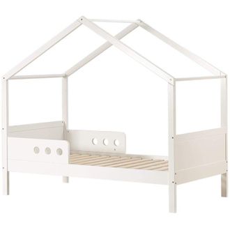 Mobili Rebecca Mobili Rebecca - Cama Para Ni&ntilde;os Rebecca Mobili Duhat 151x170x86 Pino Blanco Marr&oacute;n Claro Escandinavo