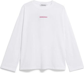 Armedangels Fietaa Smile Longsleeve f&uuml;r Damen | wei&szlig;