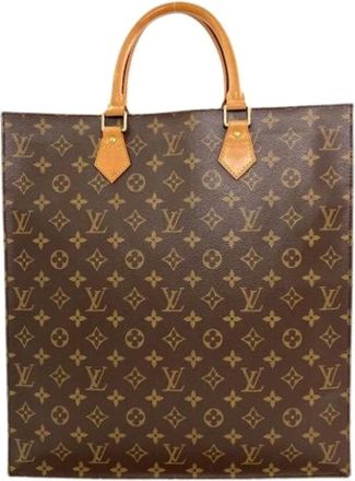 Louis Vuitton Pre-owned Tote Bags, female, Brown, Size: ONE SIZE Pre-owned Vintage Monogram Tote Bag