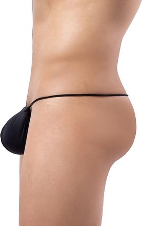 Generic Mens Sexy Lingerie Hollow Out G-Strings Body Building Thongs Sexy Mini Thong Underwear Pouch Thongs Fun Hole Opening Binding Type T Pants for Vacation