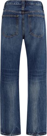 Khaite Womens High-Rise Farley Jeans Lykens Cotton