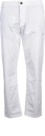 La Martina White Stretch Cotton Pants