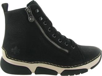 Rieker Schoenen, Dames, Zwart, 37 EU, Leer, Angela Veterlaars