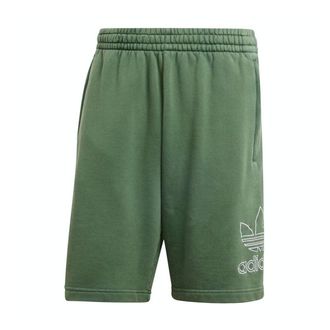 adidas Adicolor Outline Trefoil Shorts Asia Sizing Green IR8004