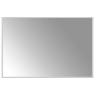 vidaXL Espejo De Ba&ntilde;o Led Transparente 90 X 60 Cm Vidrio Templado Vidaxl