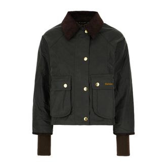 Barbour Jassen, Dames, Groen, S, Katoen, Stijlvolle Jassen voor Mannen