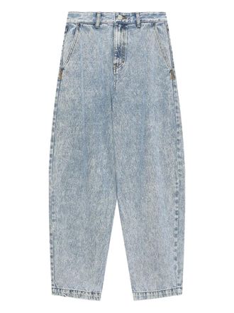 Ader Error acid-wash jeans - women - Cotton - S - Blue