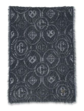 Casablanca Fluffy Monogram Scarf