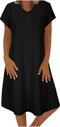 Generic Women Dresses for Special Occasion Maxi, Knot Front Dresses for Women UK, Plus Size Indian Dresses for Women, Women Dresses Size 20, Black