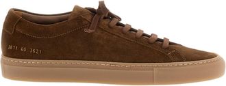 Common Projects Brown Achille Suede Low-Top Sneakers