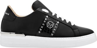 Philipp Plein Original TM Studded Lo-Top - Heren - Sneakers - Zwart - 35 EU - Leer - Schoenen