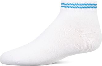 MeMoi Kids Ziggy Double Ring Anklet Sock in Blue at Nordstrom, Size 2T