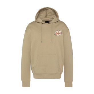 Schott NYC Schott Nyc, Hoodies & sweatvesten, Heren, Beige, XL, Katoen, Baseball Hoodie