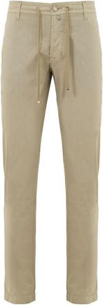 Jacob Cohen Pharrell Drawstring Broeken - Heren - Slim Fit Broeken - Beige - W32 - Katoen - Broeken