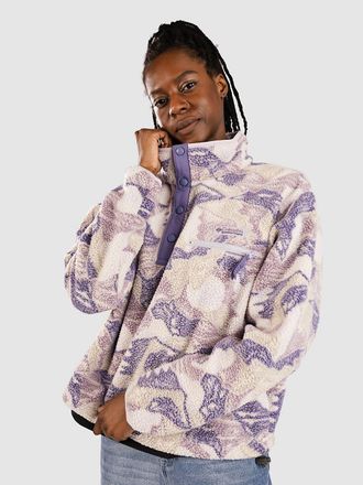 Columbia Helvetia II Printed Cropped Half Snap Half-Zip Fleece Pullover